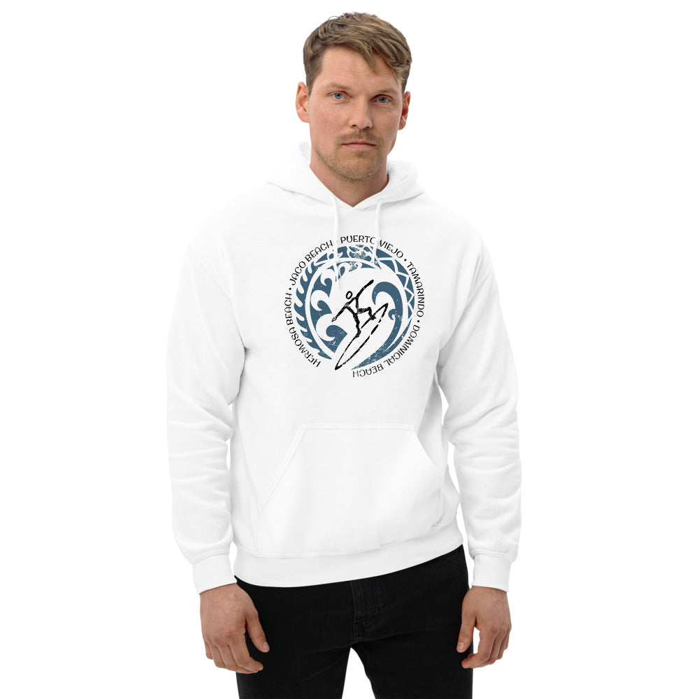 Cool Costa Rica Surf Surfing Fan Unisex Hoodie Top Sweatshirt