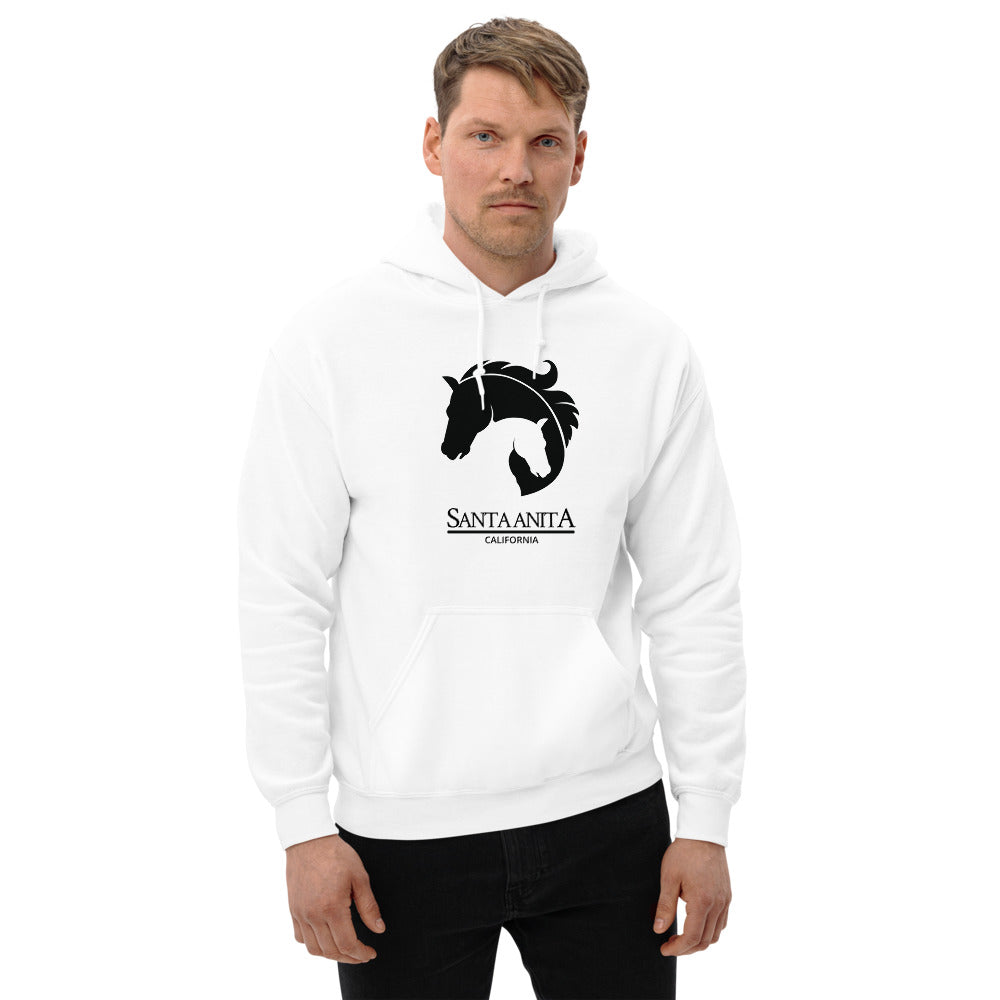 Cool Santa Anita California Horse Racing Track Derby Fan Unisex Hoodie Top Sweatshirt