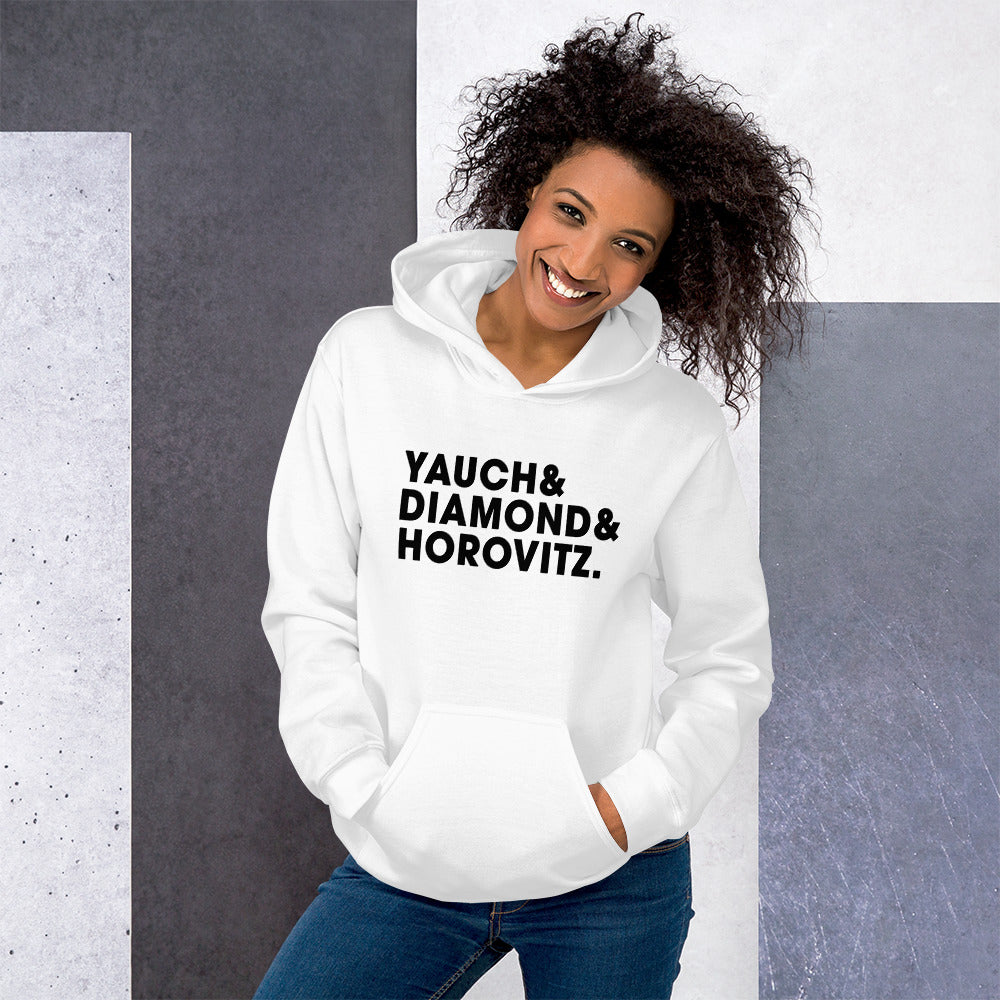 Yauch Diamond Horovitz Old School Hip Hop Music Legends Unisex Hoodie Top Sweatshirt