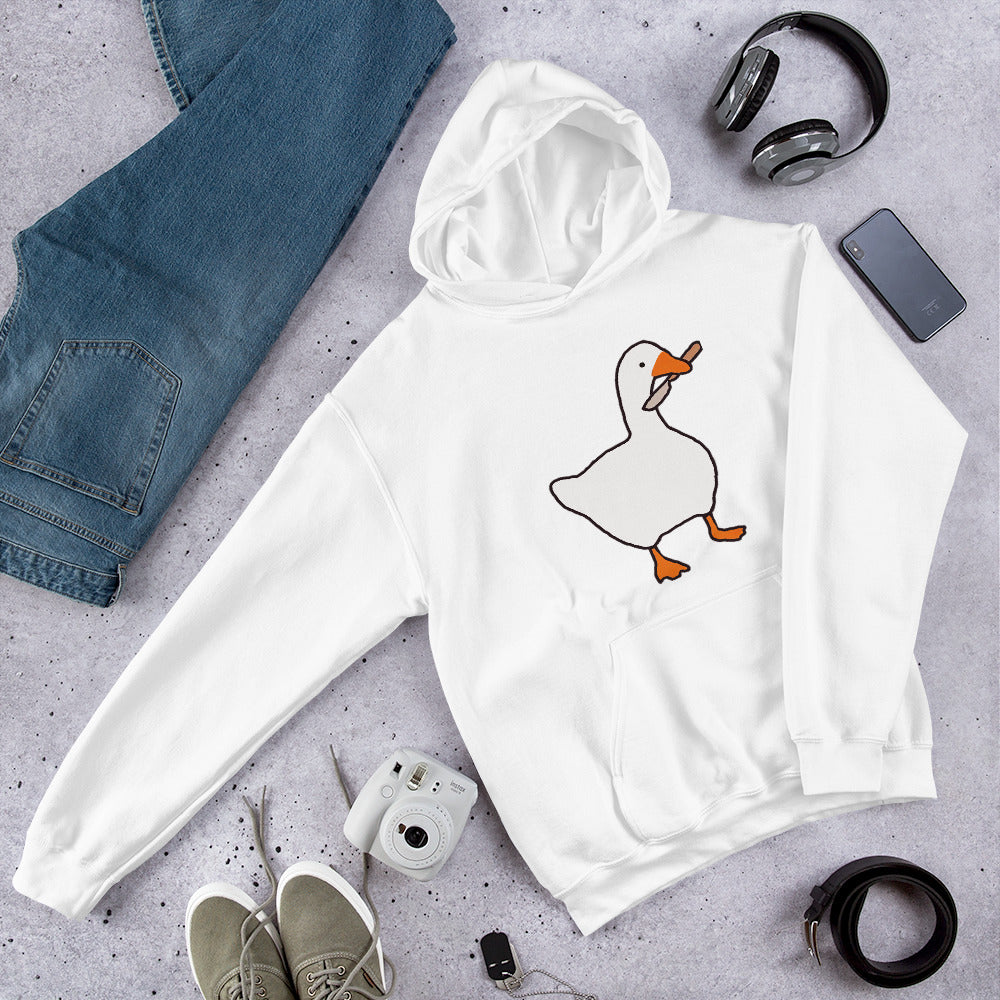 Funny Untitled Goose Gamer Video Game Fan Unisex Hoodie Top Sweatshirt