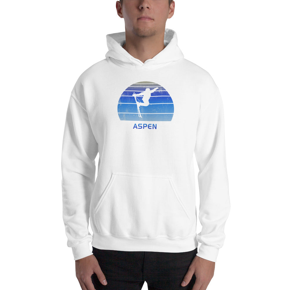 Retro Aspen Colorado Skiing Fan Unisex Hoodie Top Sweatshirt