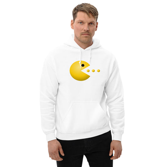 Retro Old School Video Game Fan Arcade Pac Man Gamer Unisex Hoodie Top Sweatshirt