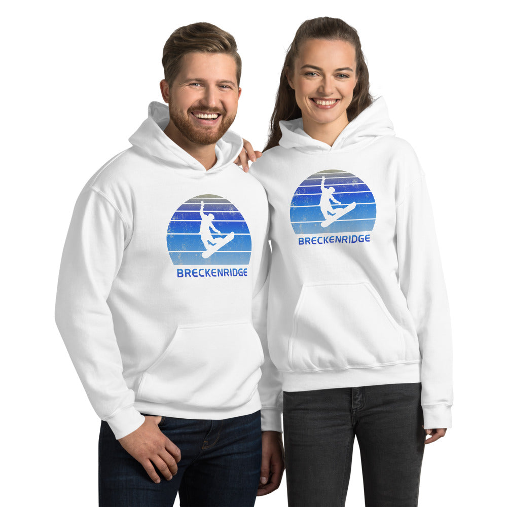 Retro Breckenridge Colorado Snowboarding Fan Unisex Hoodie Top Sweatshirt