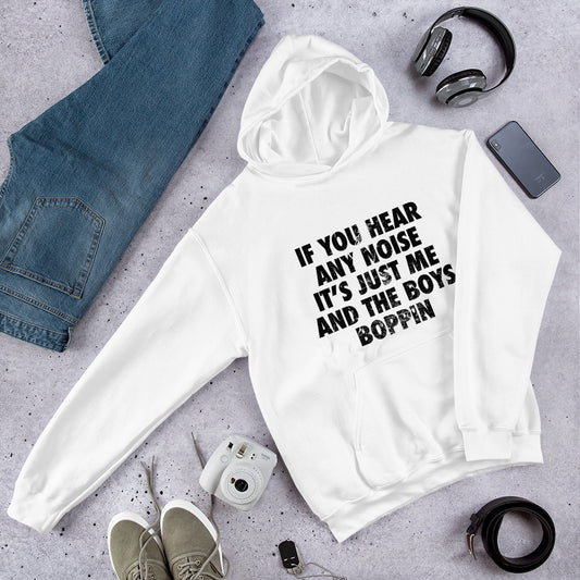 New York Baseball Fan Funny NY Boys Boppin Quote Unisex Hoodie Top Sweatshirt