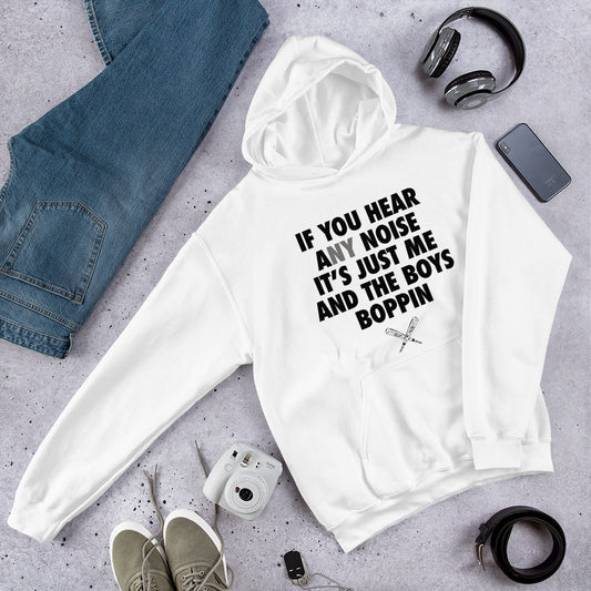 New York Baseball Fan Funny Boys Boppin Quote NY Unisex Hoodie Top Sweatshirt