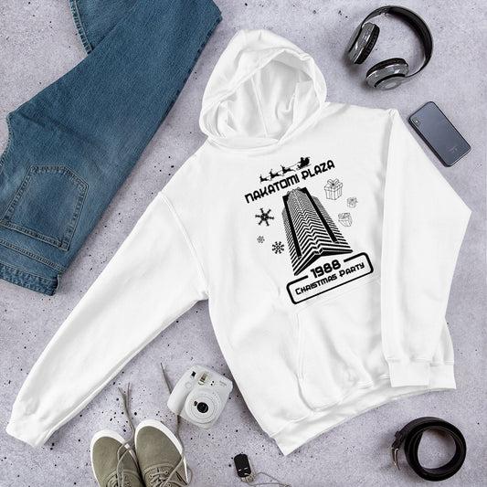 Funny Nakatomi Plaza Christmas Party Parody Joke Unisex Hoodie Top Sweatshirt