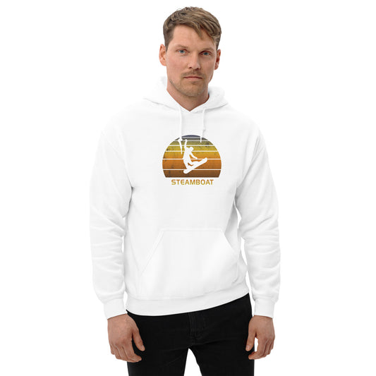 Retro Steamboat Colorado Snowboarding Fan Unisex Hoodie Top Sweatshirt
