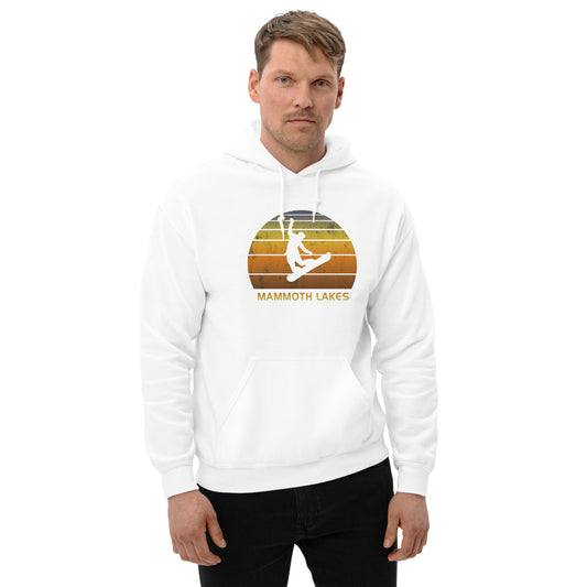 Retro Mammoth Lakes California Snowboarding Fan Unisex Hoodie Top Sweatshirt