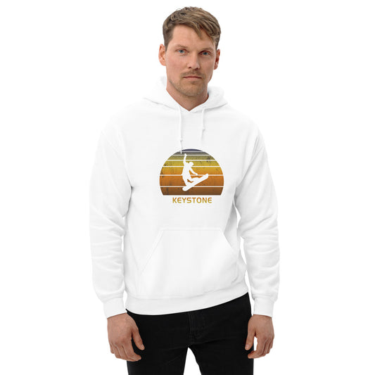 Retro Keystone Colorado Snowboarding Fan Unisex Hoodie Top Sweatshirt
