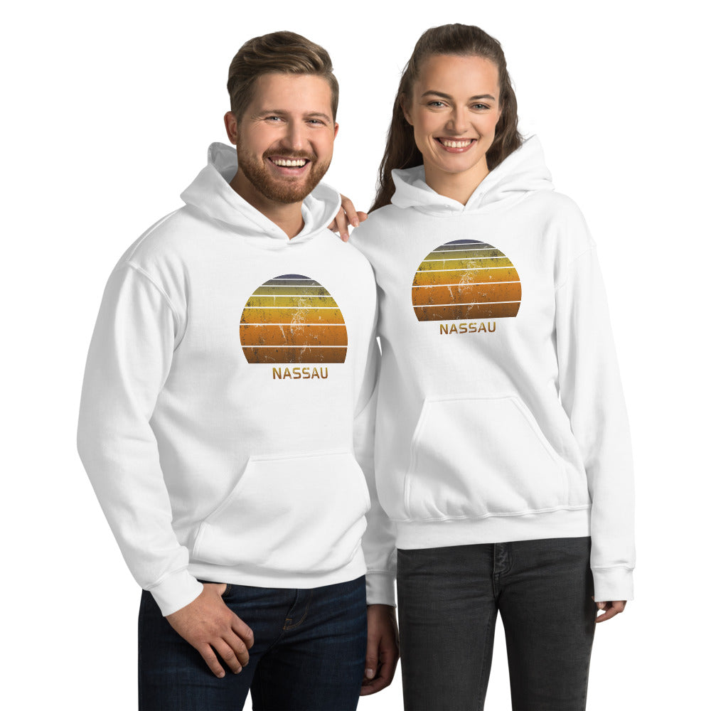 Retro Nassau Bahamas  Beach Vacation Souvenir Unisex Hoodie Top Sweatshirt