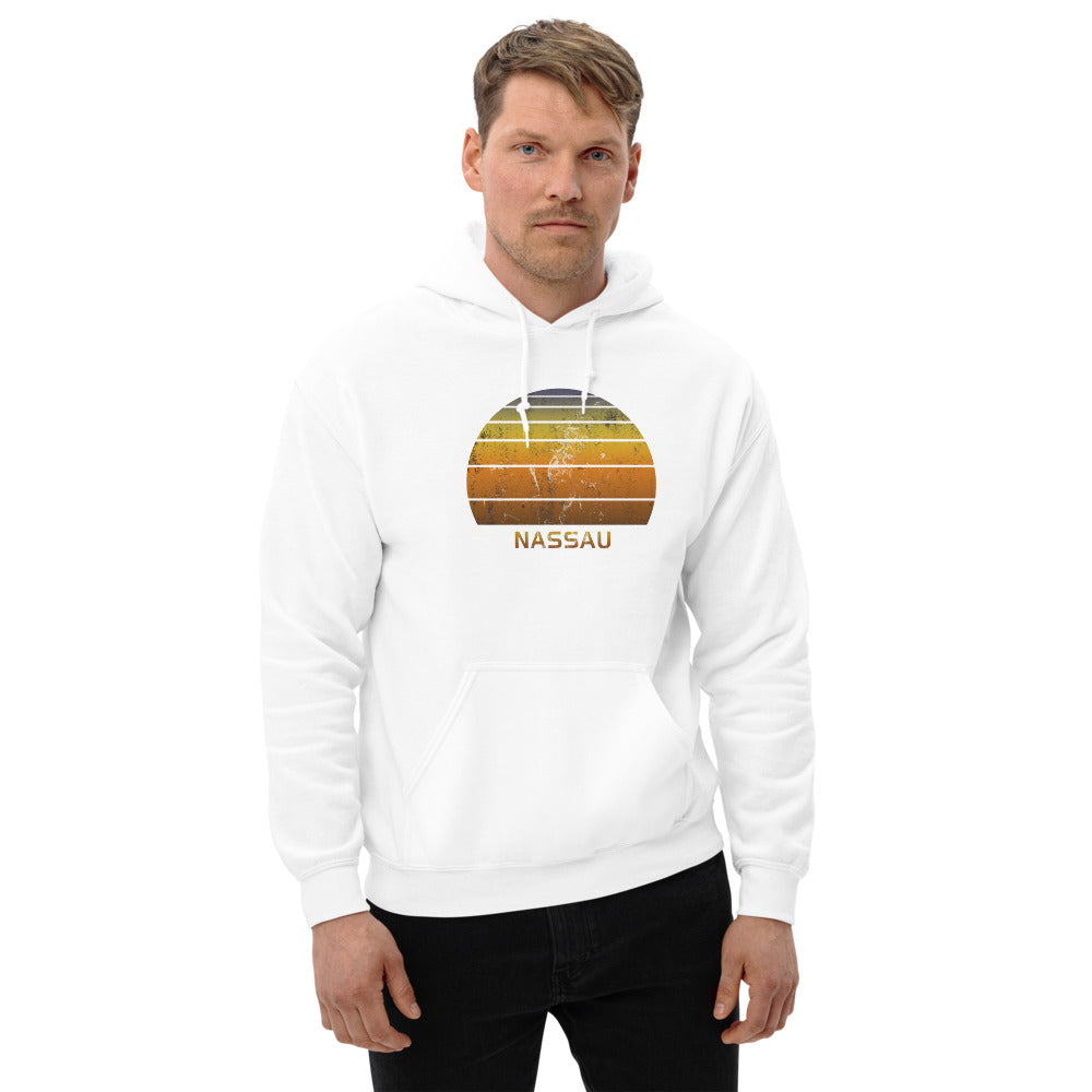 Retro Nassau Bahamas  Beach Vacation Souvenir Unisex Hoodie Top Sweatshirt