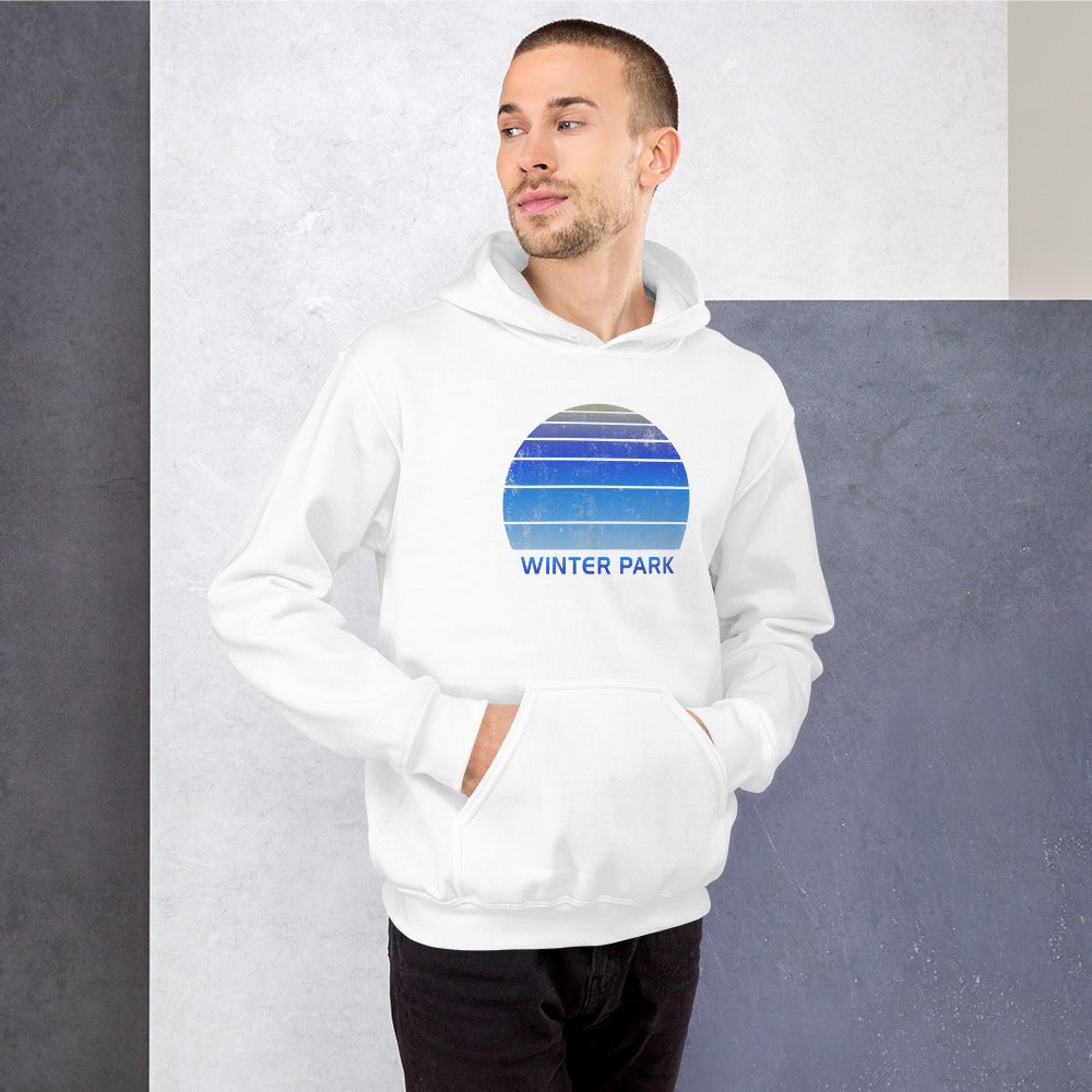 Retro Winter Park Colorado Ski Skiing Fan Unisex Hoodie Top Sweatshirt