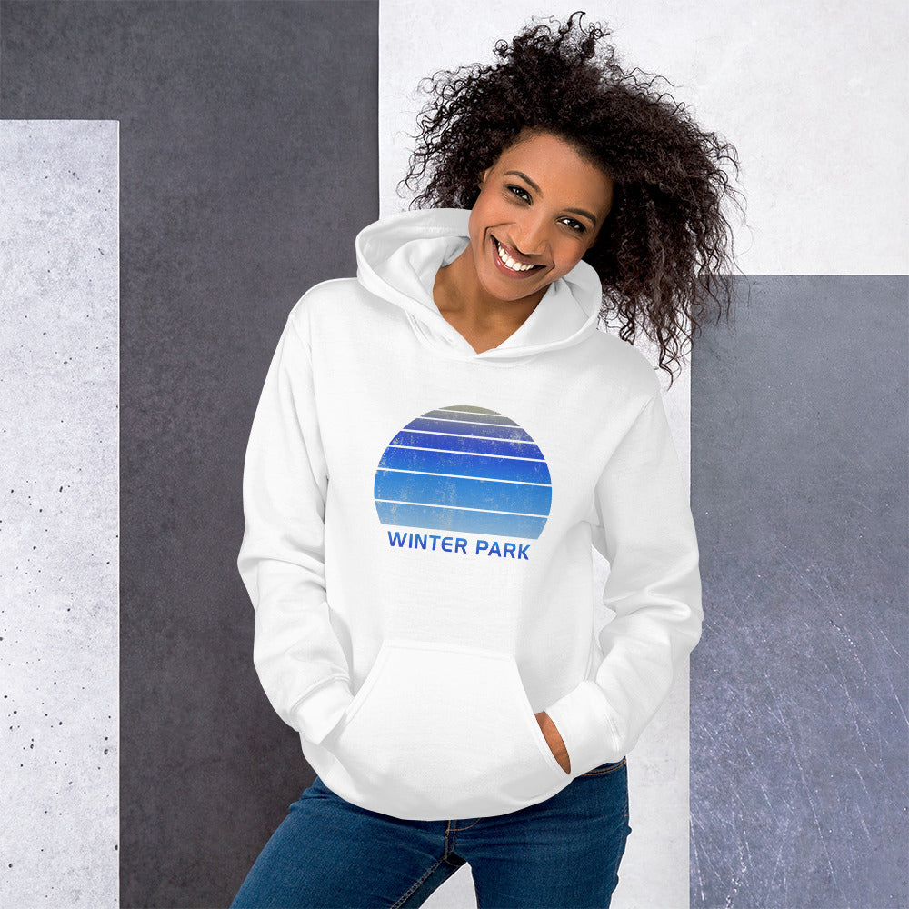 Retro Winter Park Colorado Ski Skiing Fan Unisex Hoodie Top Sweatshirt
