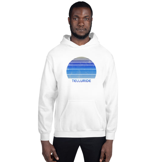 Retro Telluride Colorado Ski Skiing Fan Unisex Hoodie Top Sweatshirt
