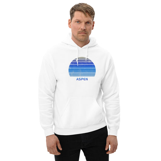 Retro Aspen Colorado Ski Skiing Fan Unisex Hoodie Top Sweatshirt