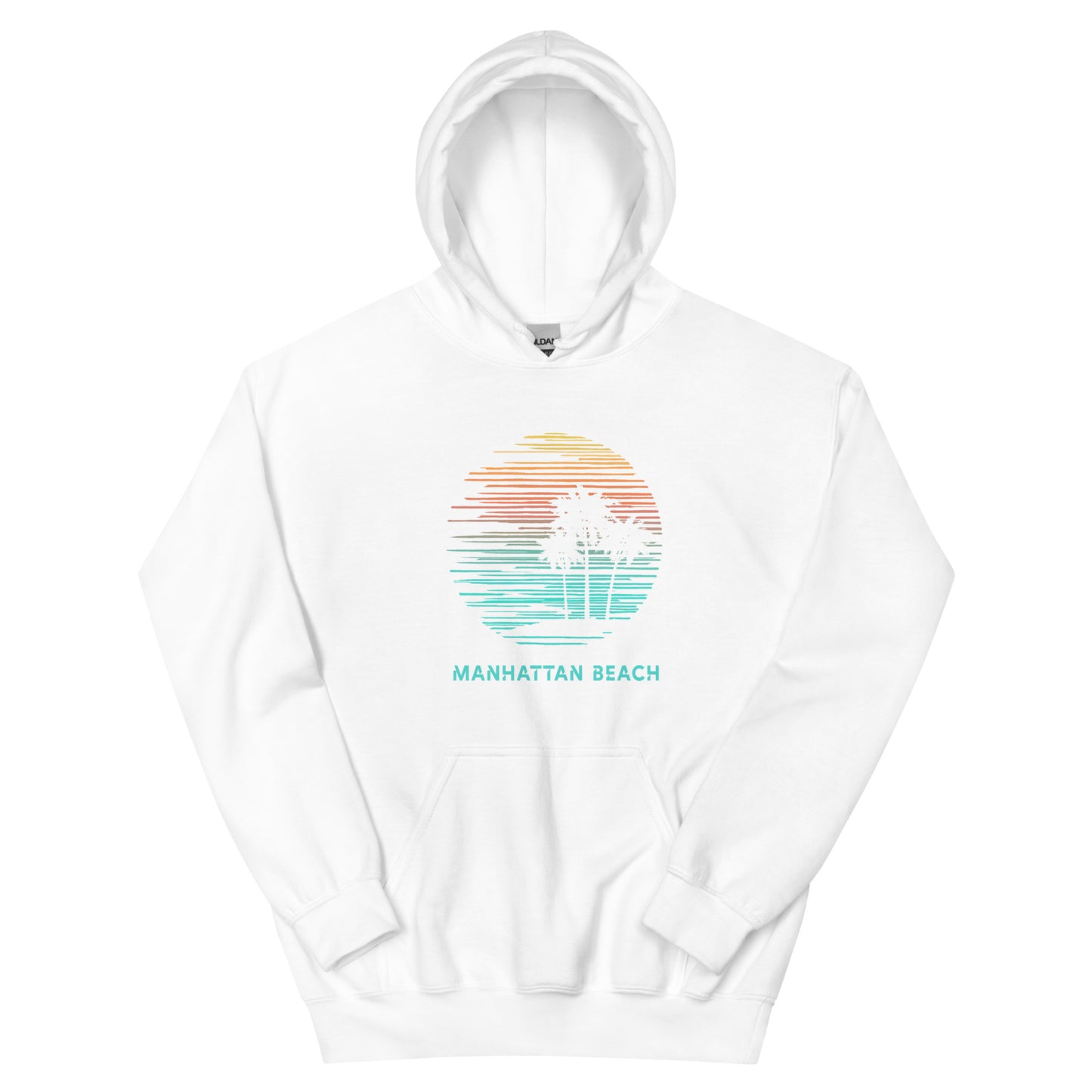 Manhattan Beach California Souvenir Vacation Artistic Unisex Hoodie Top Sweatshirt