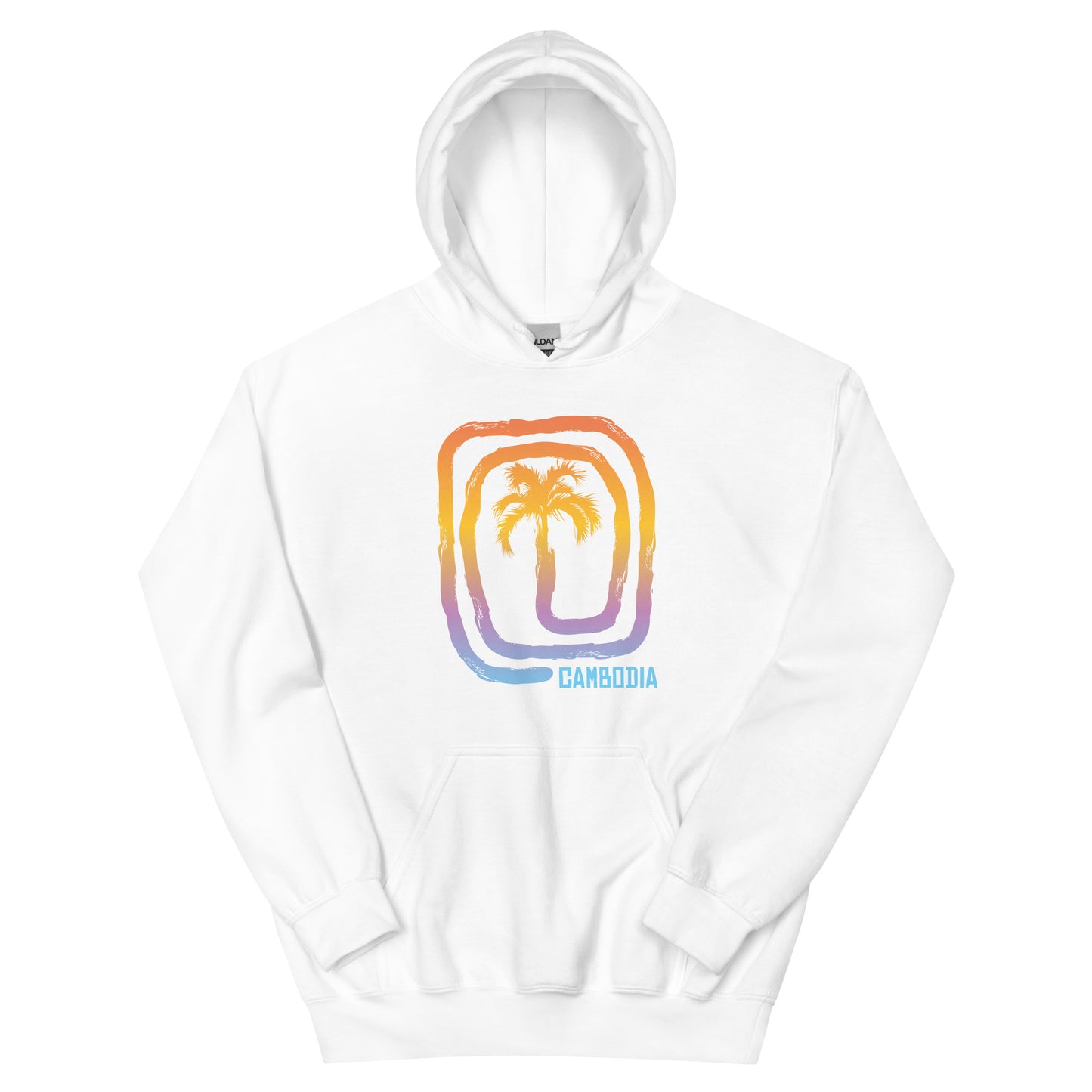 Cool Cambodia Palm Tree Souvenir Vacation Unisex Hoodie Top Sweatshirt