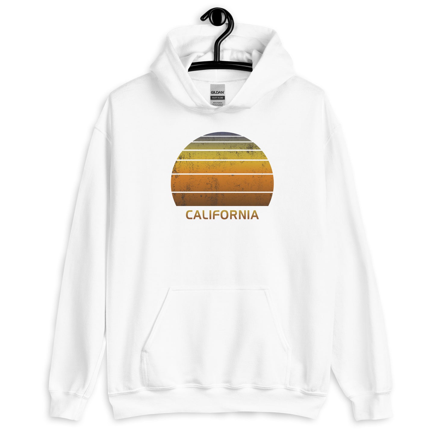 Retro California Unisex Hoodie Top Sweatshirt