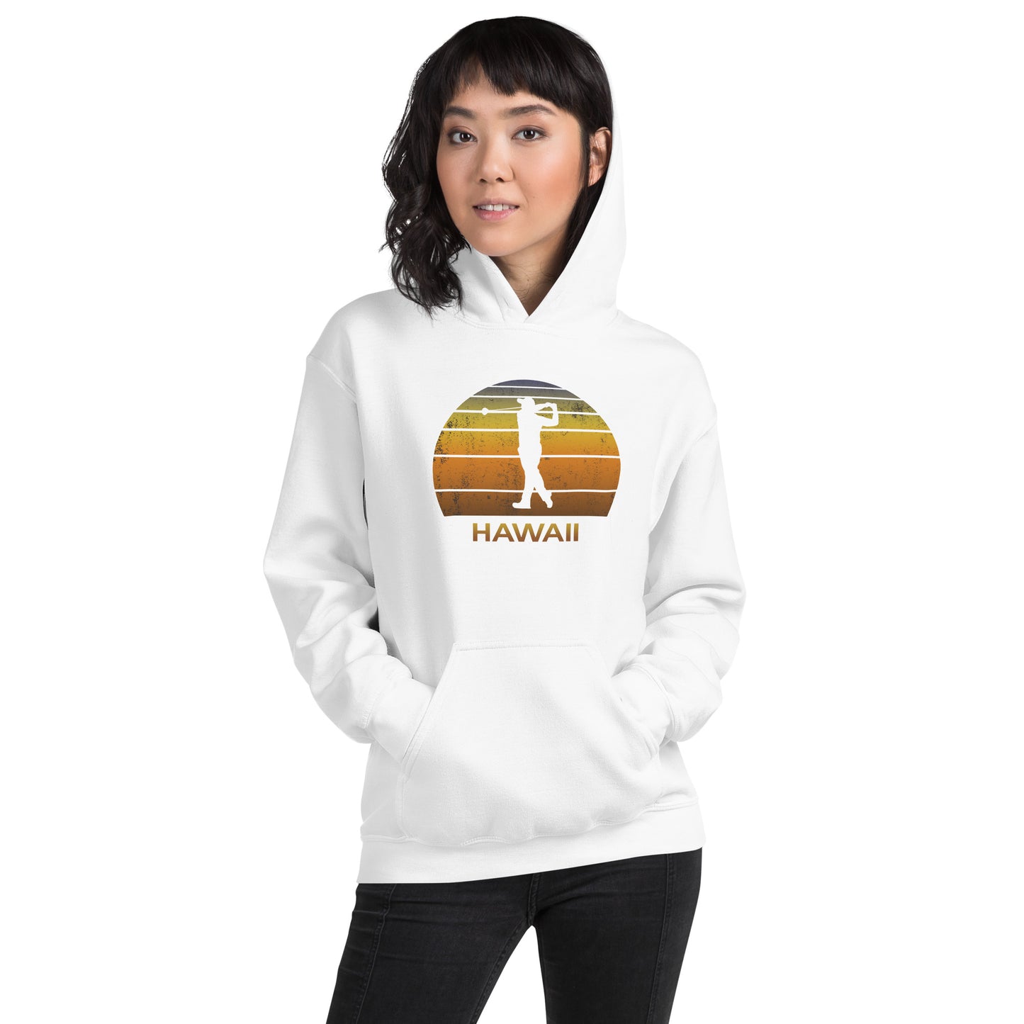 Hawaii Golf Fan Golfer Unisex Hoodie Top Sweatshirt