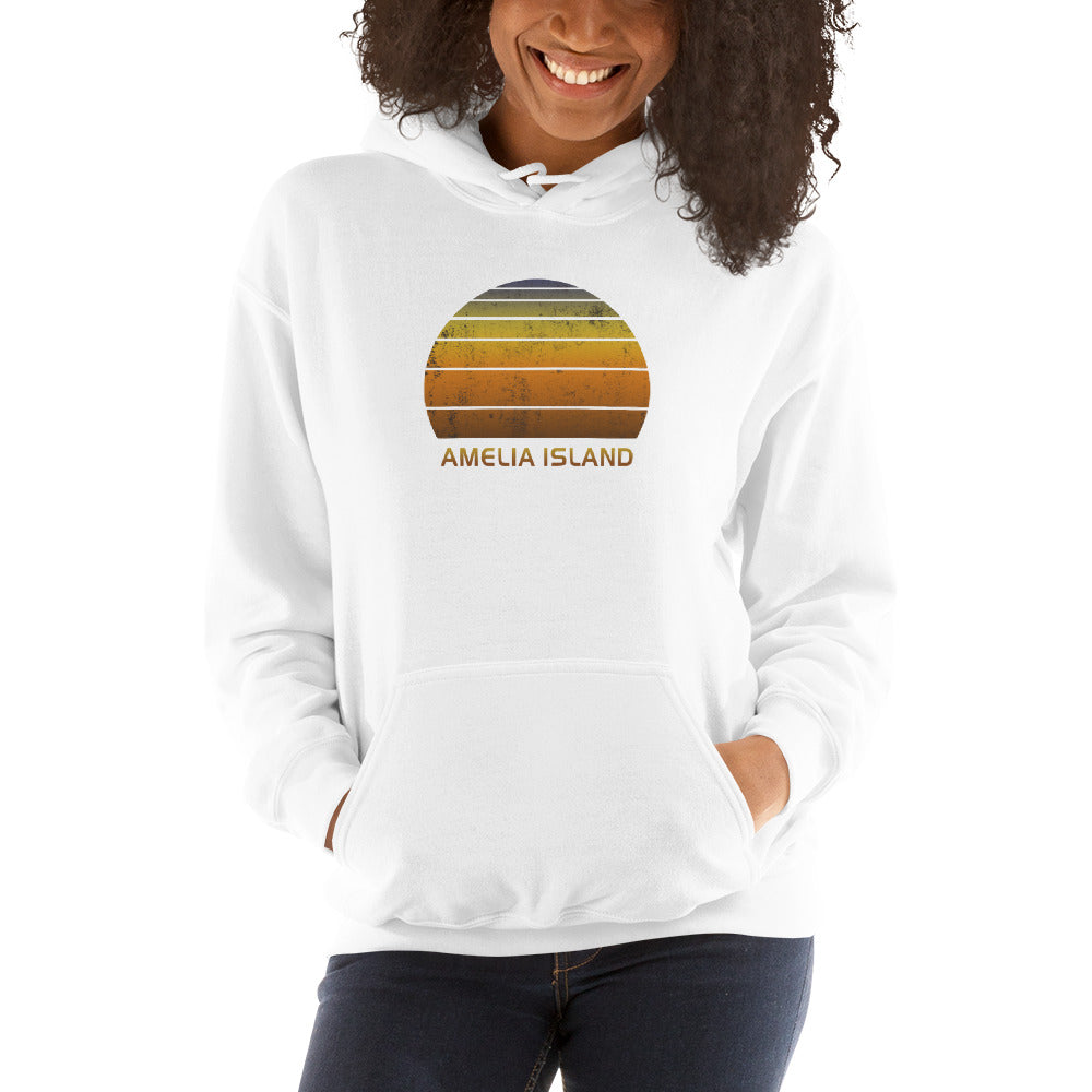 Retro Amelia Island Florida Unisex Hoodie Top Sweatshirt