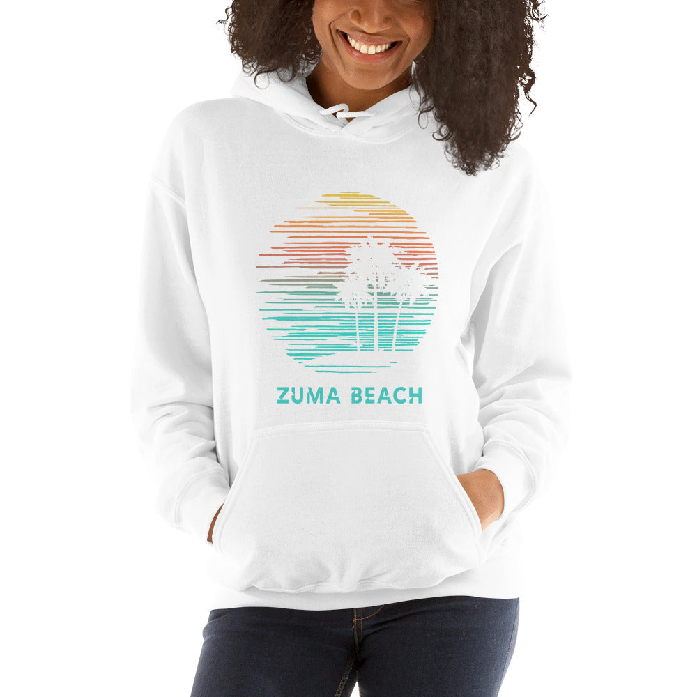 Zuma Beach California Souvenir Vacation Artistic Unisex Hoodie Top Sweatshirt