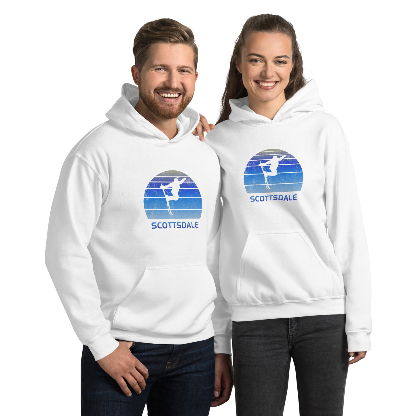 Funny Scottsdale Arizona Skiing Joke Unisex Hoodie Top Sweatshirt