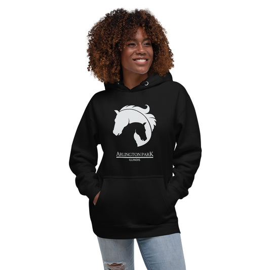 Cool Arlington Park Horse Racing Track Derby Fans Unisex Hoodie Top Sweatshirt