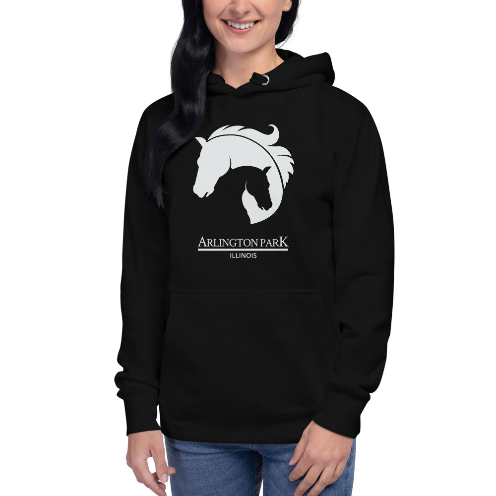 Cool Arlington Park Horse Racing Track Derby Fans Unisex Hoodie Top Sweatshirt