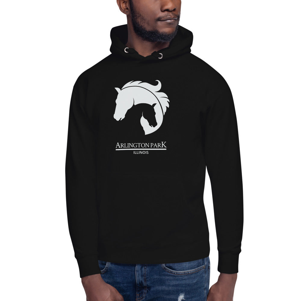 Cool Arlington Park Horse Racing Track Derby Fans Unisex Hoodie Top Sweatshirt