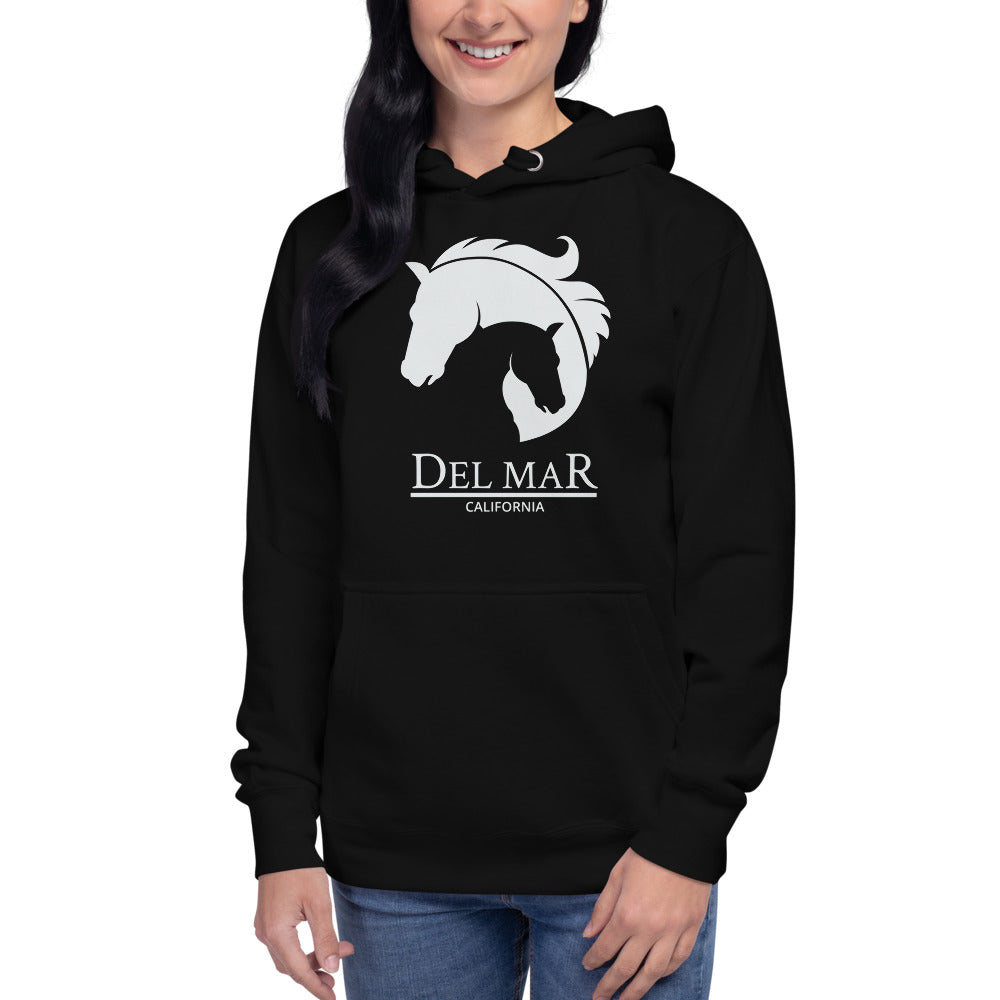 Cool Del Mar California Horse Racing Track Derby Fans Unisex Hoodie Top Sweatshirt