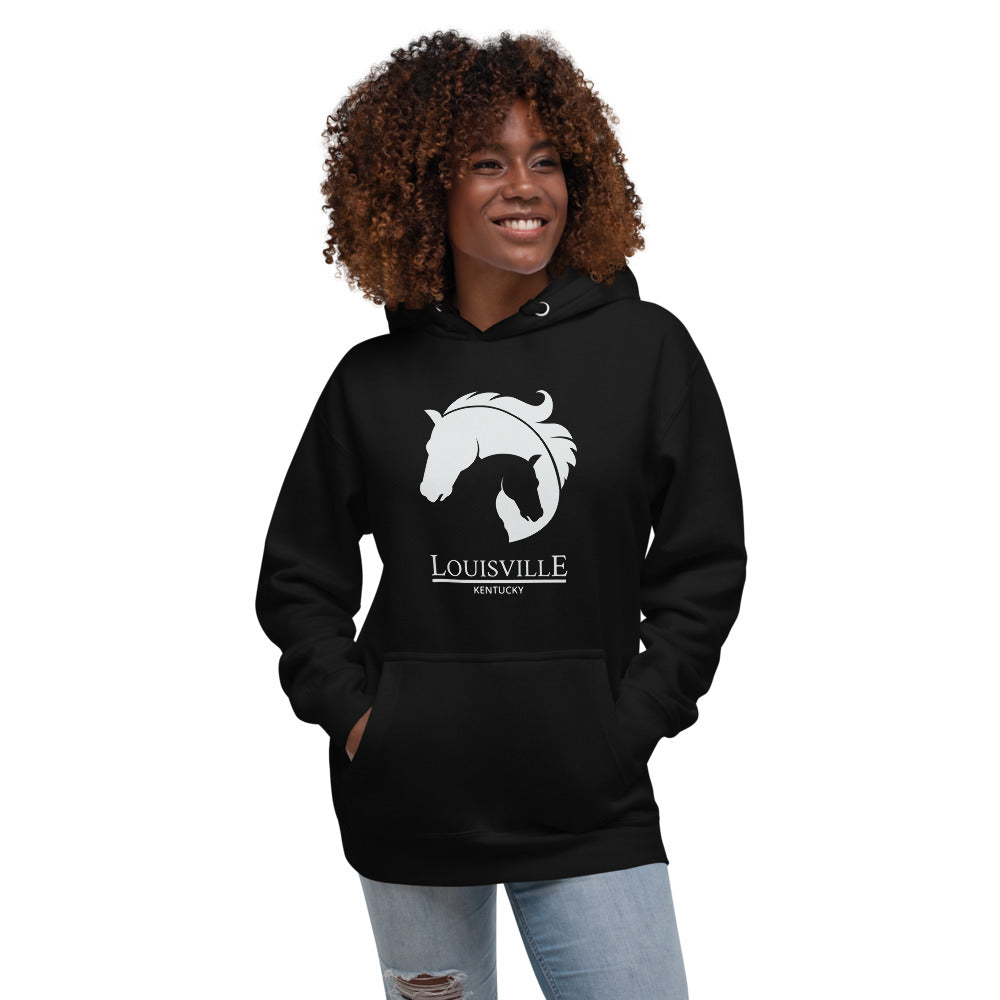 Cool Louisville Horse Racing Track Derby Fans Unisex Hoodie Top Sweatshirt