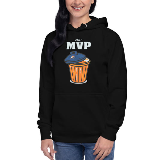 Anti Houston Baseball Funny Trash Can MVP Sarcastic Unisex Hoodie Top Sweatshirt