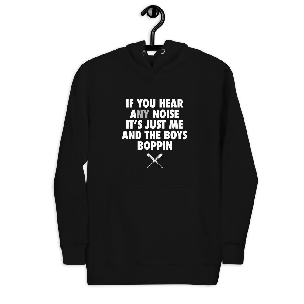 New York Baseball Fan Funny Boys Boppin Quote NY Unisex Hoodie Top Sweatshirt