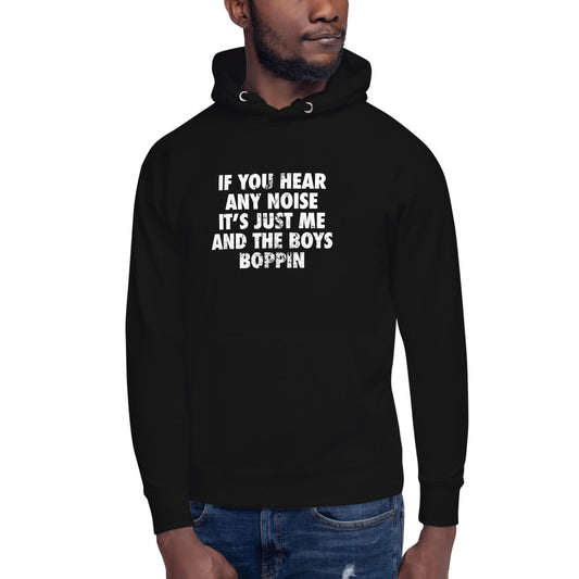 New York Baseball Fan Funny NY Boys Boppin Quote Unisex Hoodie Top Sweatshirt