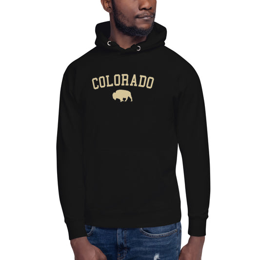 Cool State Colorado Native Buffalo Fans Unisex Hoodie Top Sweatshirt