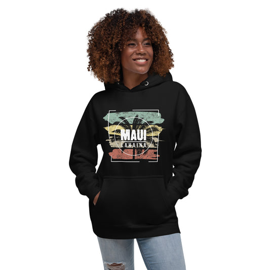 Cool Lahaina Maui Hawaii Beach Palm Tree Vacation Souvenir Unisex Hoodie Top Sweatshirt