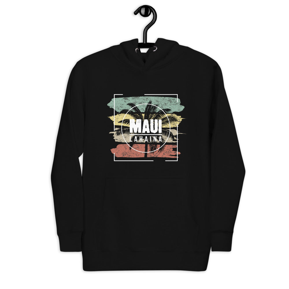 Cool Lahaina Maui Hawaii Beach Palm Tree Vacation Souvenir Unisex Hoodie Top Sweatshirt