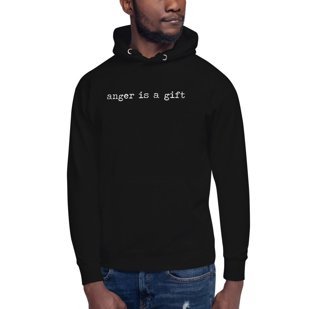 Anger Is A Gift Quote Rage Slogan Music Rock Fan Unisex Hoodie Top Sweatshirt