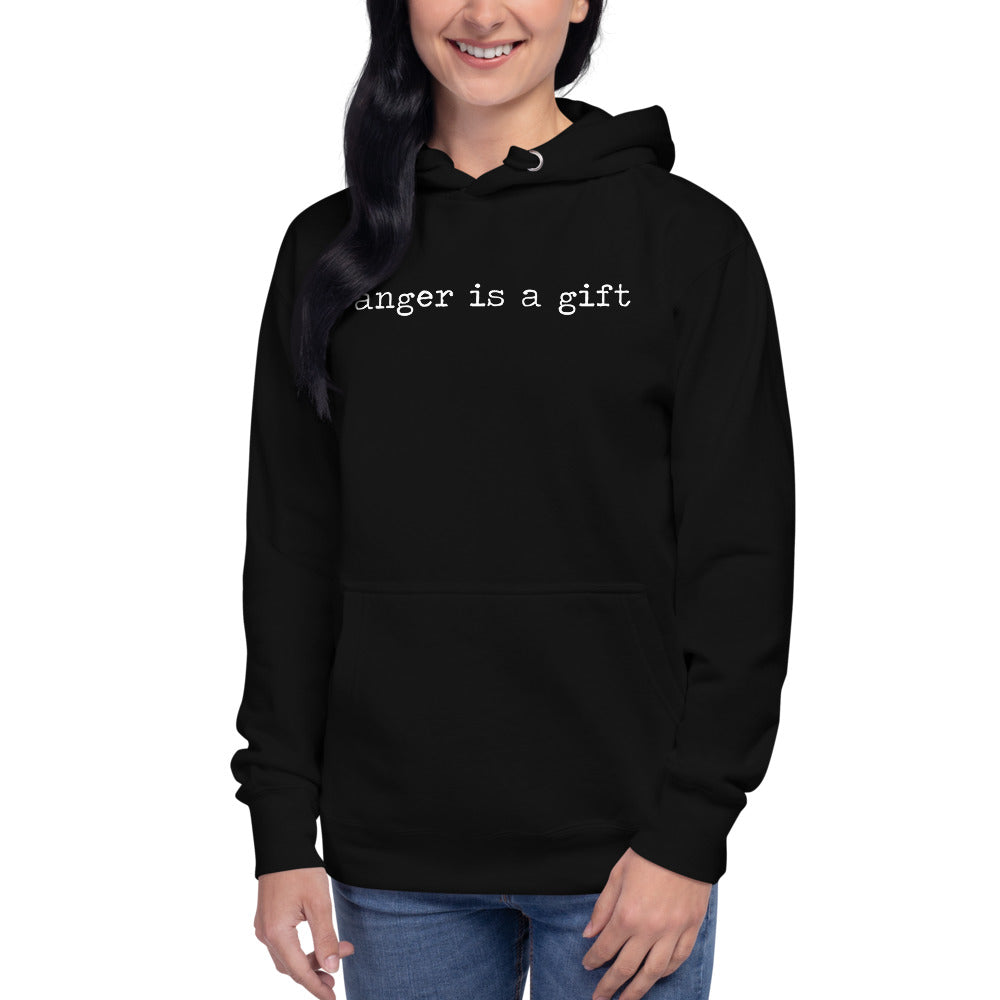 Anger Is A Gift Quote Rage Slogan Music Rock Fan Unisex Hoodie Top Sweatshirt