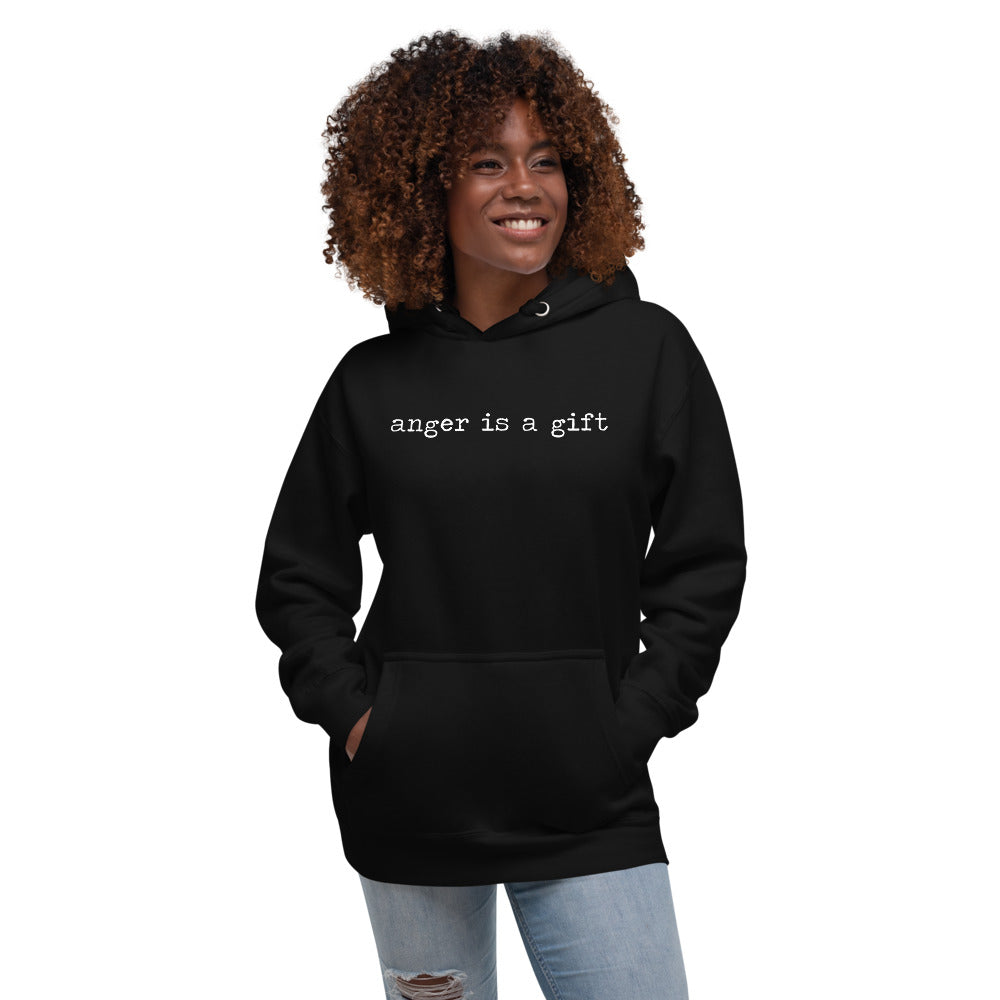 Anger Is A Gift Quote Rage Slogan Music Rock Fan Unisex Hoodie Top Sweatshirt