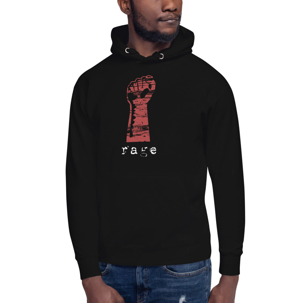 Rage Rock Music Fan Fist Unisex Hoodie Top Sweatshirt