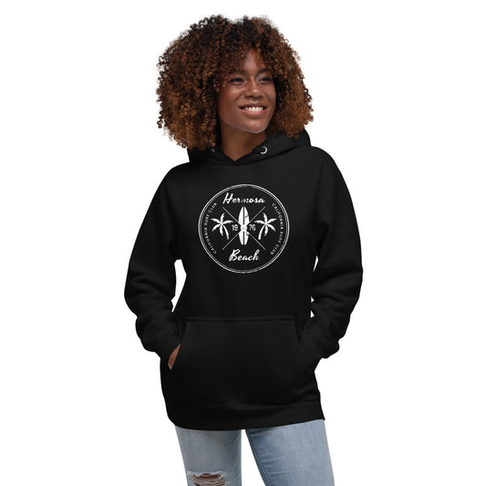 Retro Hermosa Beach California Surfing Fan Unisex Hoodie Top Sweatshirt