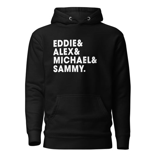 Eddie Alex Michael Sammy Classic Rock & Roll Music Band Fan Unisex Hoodie Top Sweatshirt