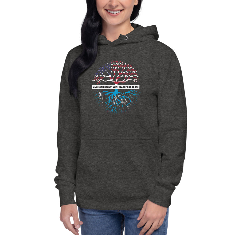 Blackfoot Blackfeet Indian Native American Tribe Ancestry Heritage Unisex Hoodie Top Sweatshirt