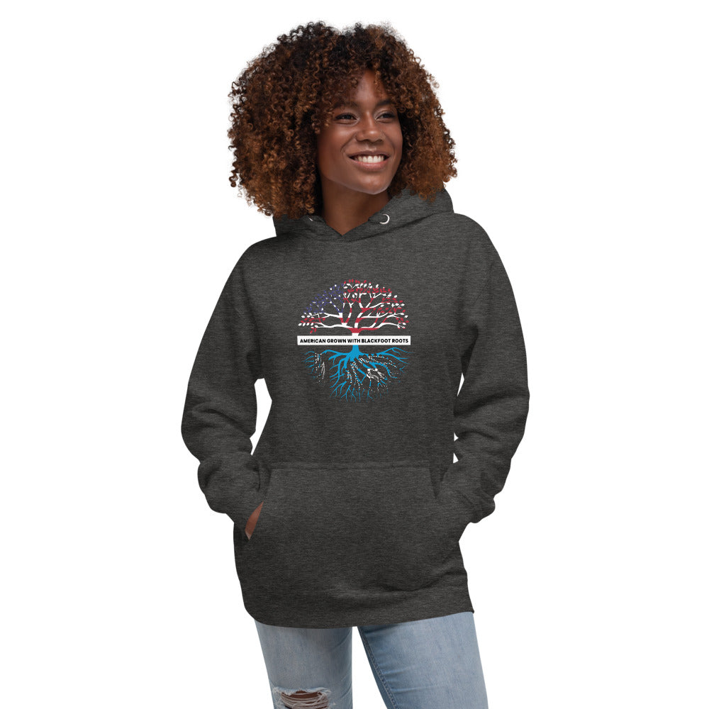 Blackfoot Blackfeet Indian Native American Tribe Ancestry Heritage Unisex Hoodie Top Sweatshirt