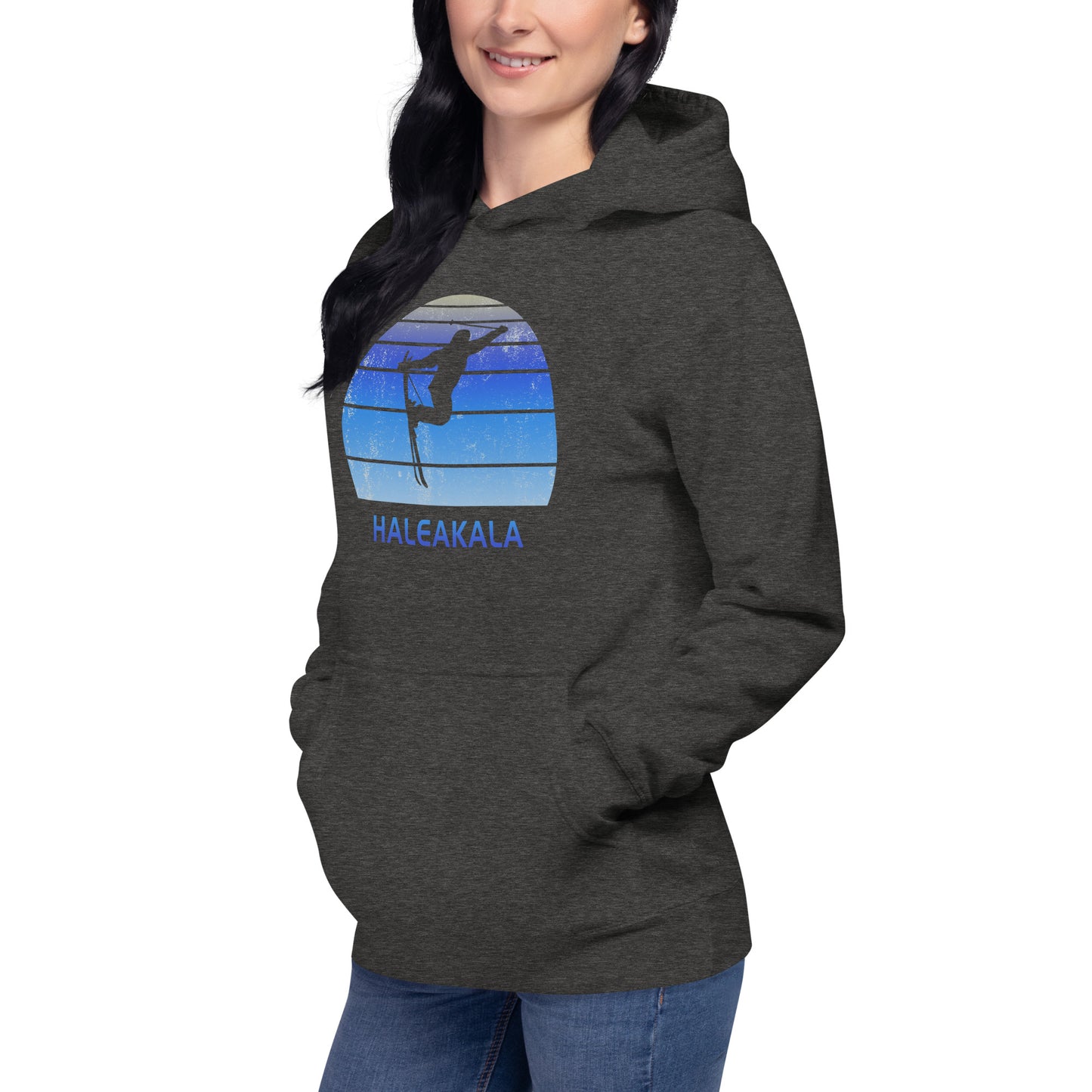 Funny Ski Haleakala Maui Hawaii Skier Skiing Joke Unisex Hoodie Top Sweatshirt