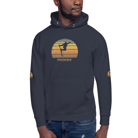 Funny Ski Phoenix Arizona Skiing Joke Unisex Hoodie Top Sweatshirt