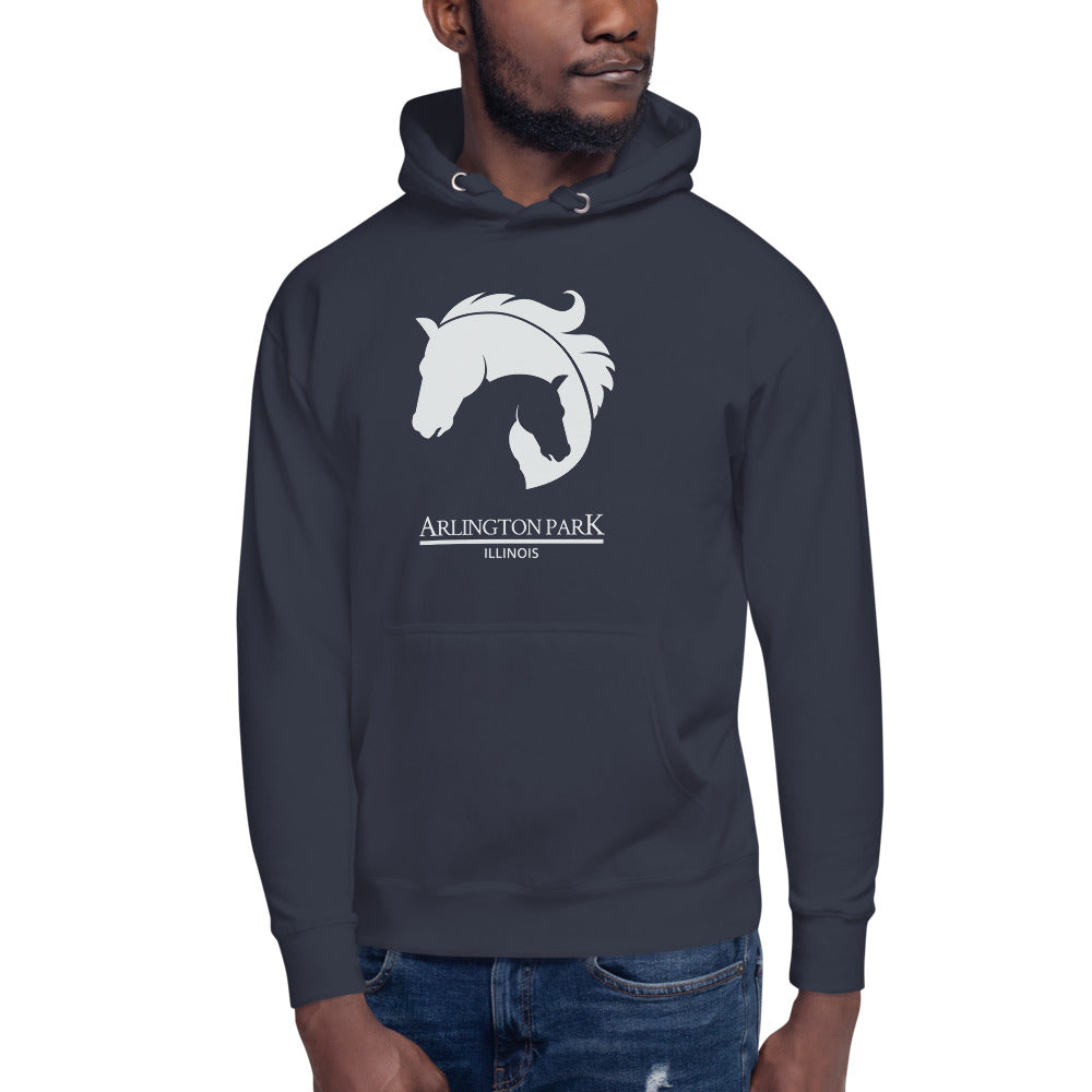 Cool Arlington Park Horse Racing Track Derby Fans Unisex Hoodie Top Sweatshirt