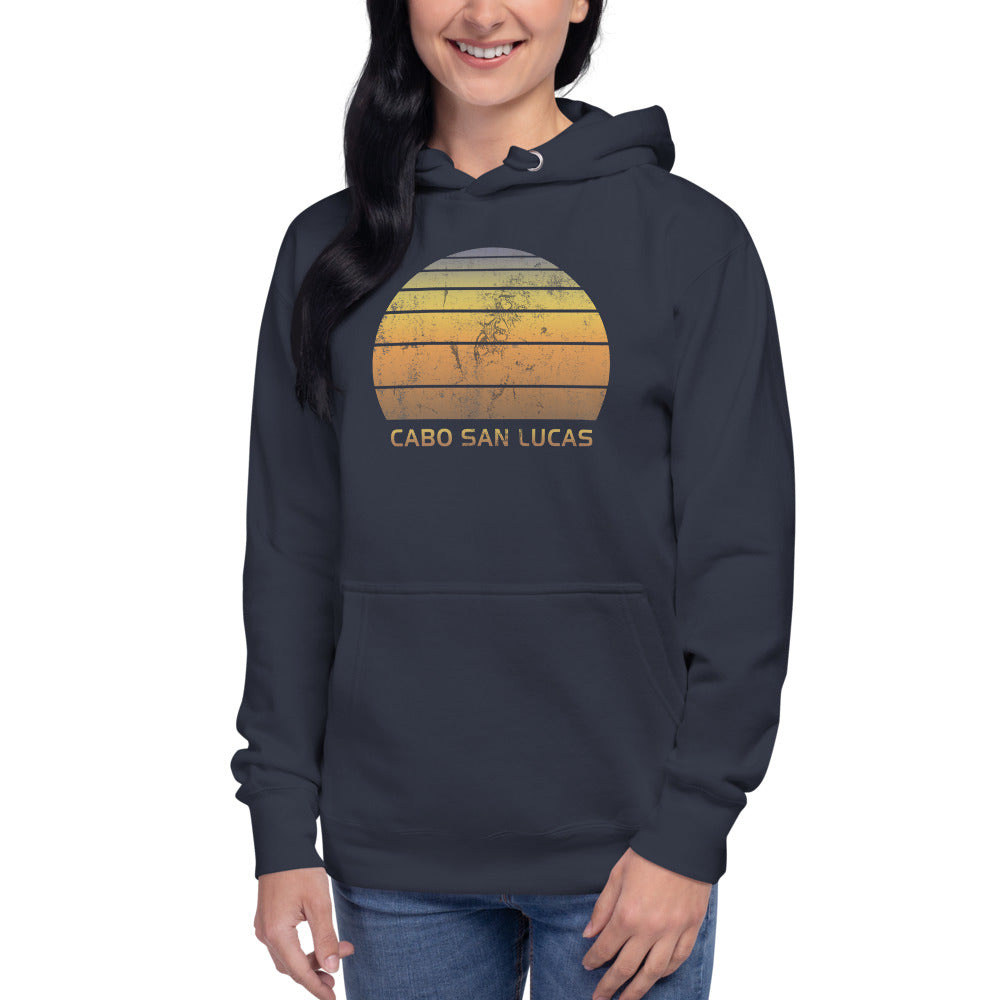 Retro Cabo San Lucas Mexico Mexican Beach Vacation Souvenir Unisex Hoodie Top Sweatshirt