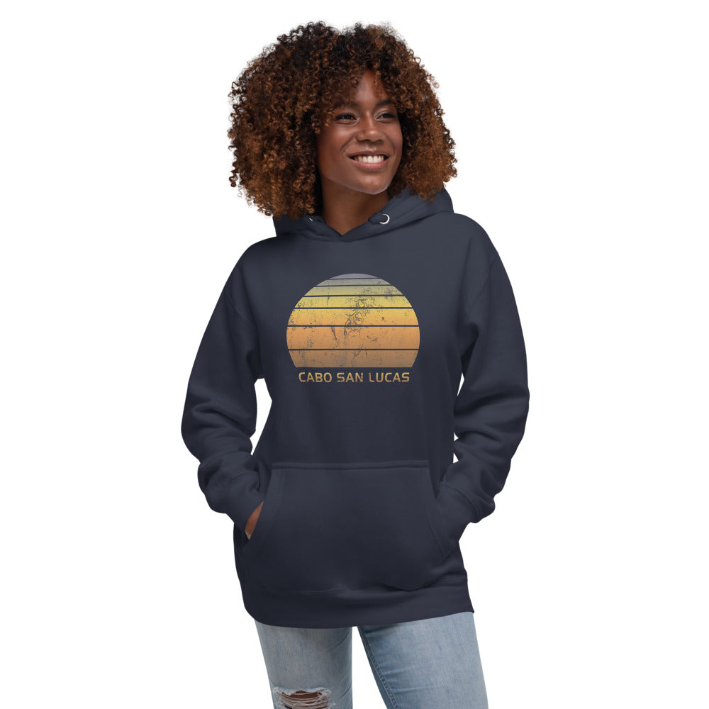 Retro Cabo San Lucas Mexico Mexican Beach Vacation Souvenir Unisex Hoodie Top Sweatshirt